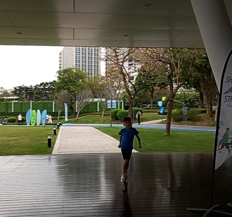 Finish photo - Isaac Brindley